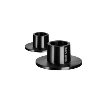 Matte Black Taper Candle Holders by Ester + Erik