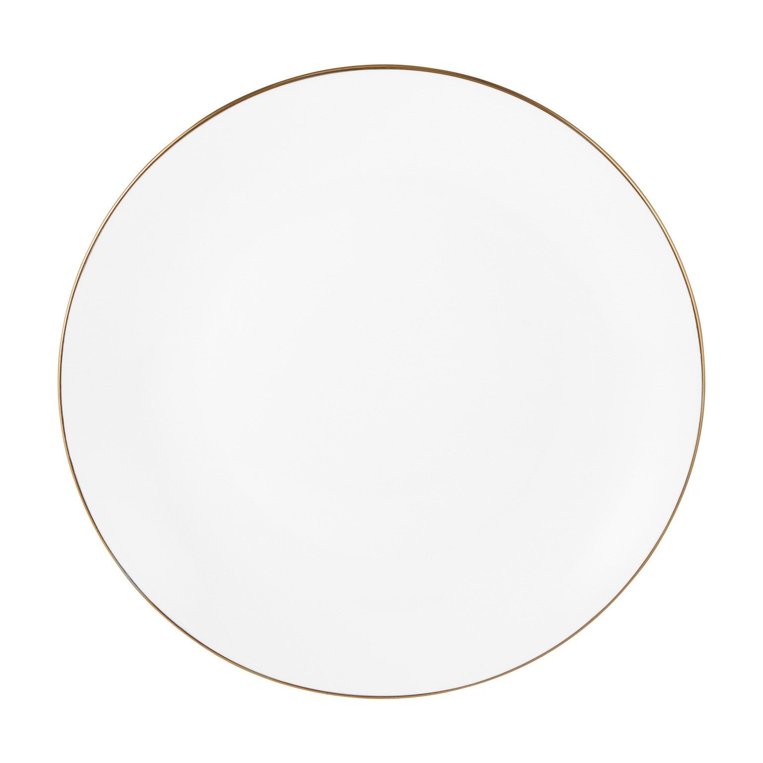Gold Line Coupe Dinner Plate - set of 4