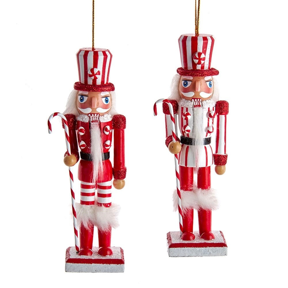 Peppermint Nutcracker Ornament - Various Styles