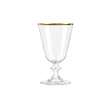 Gold Dipped Wine Glass - set of 6