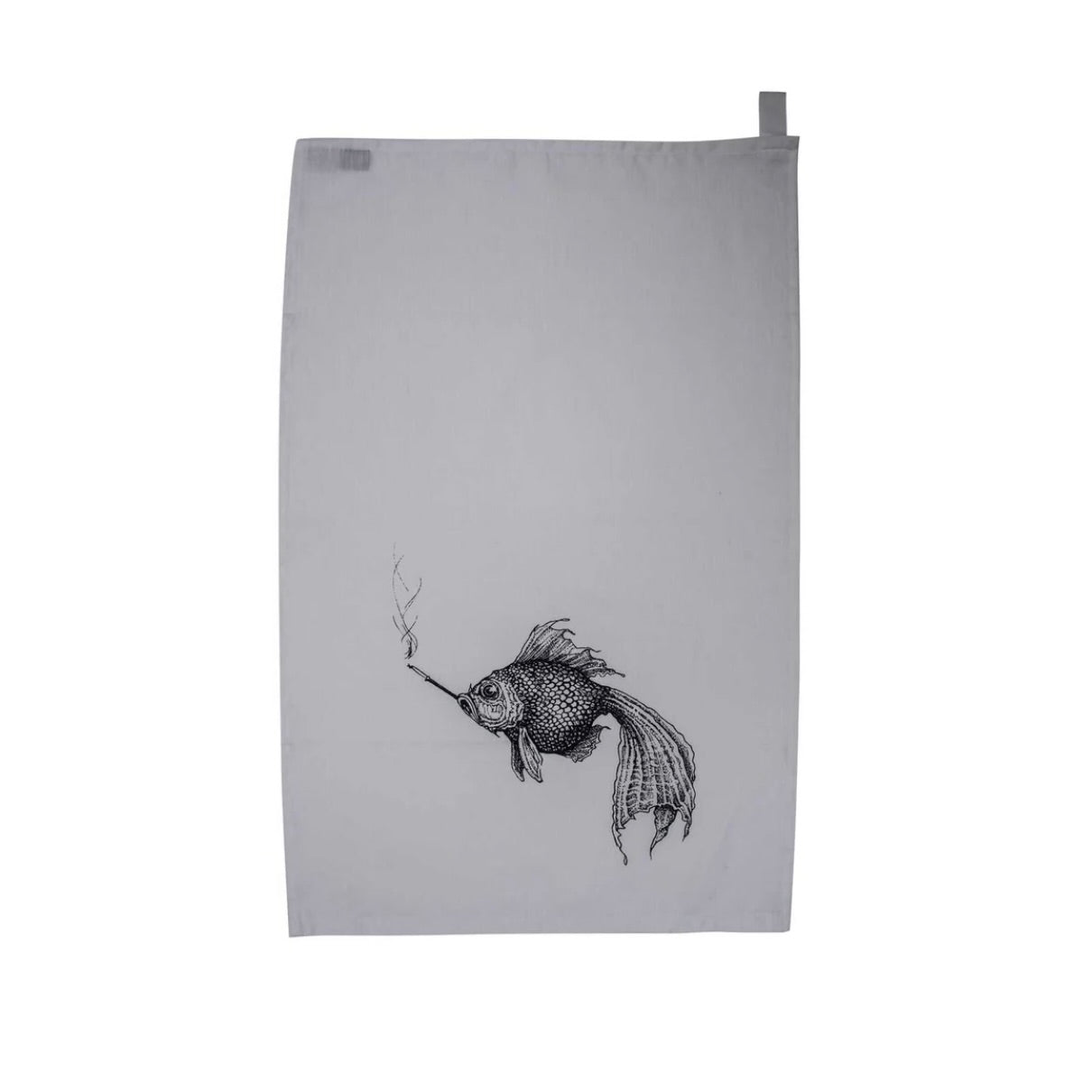 Smokey Fish Tea Towel