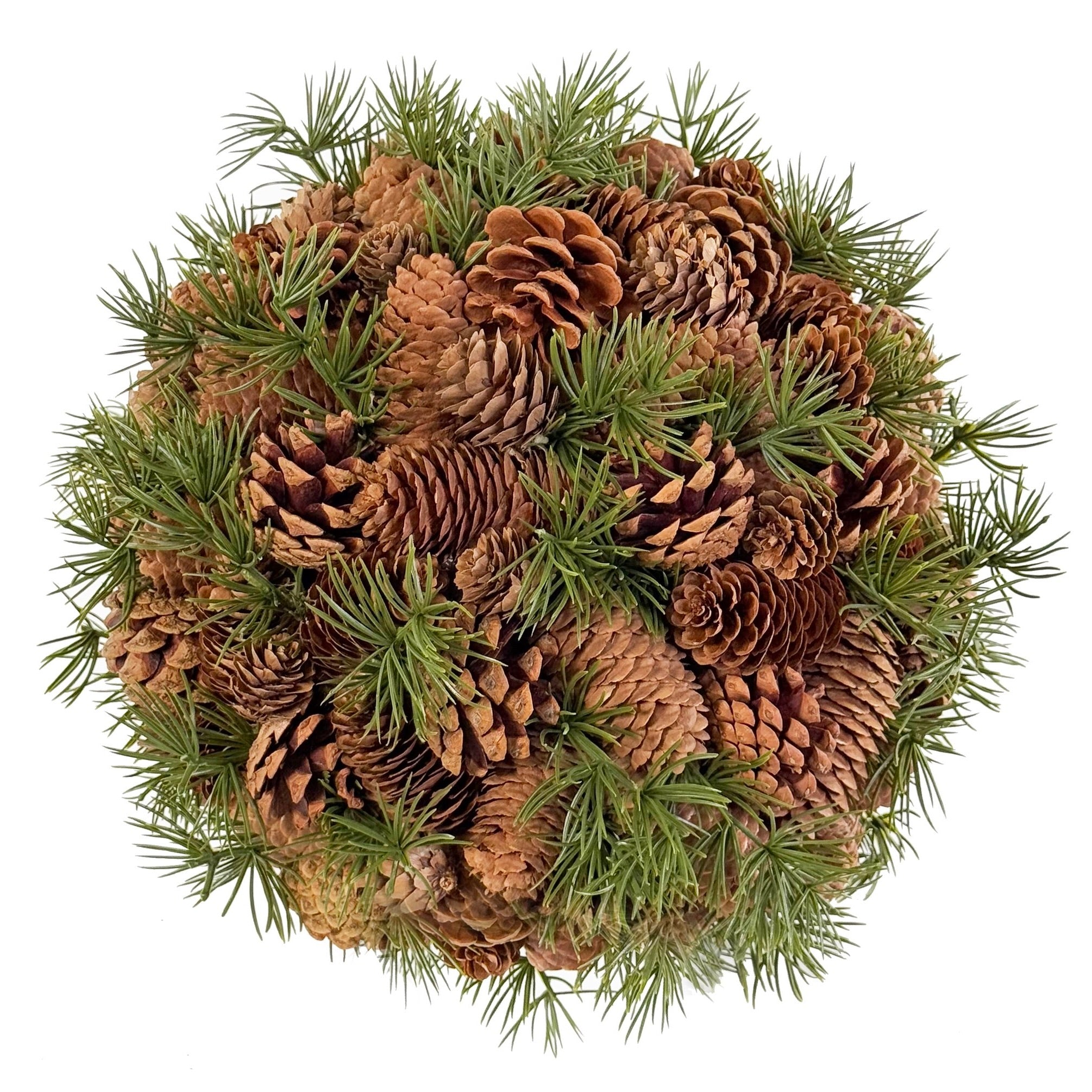Wintergreen Mixed Pinecone Ball
