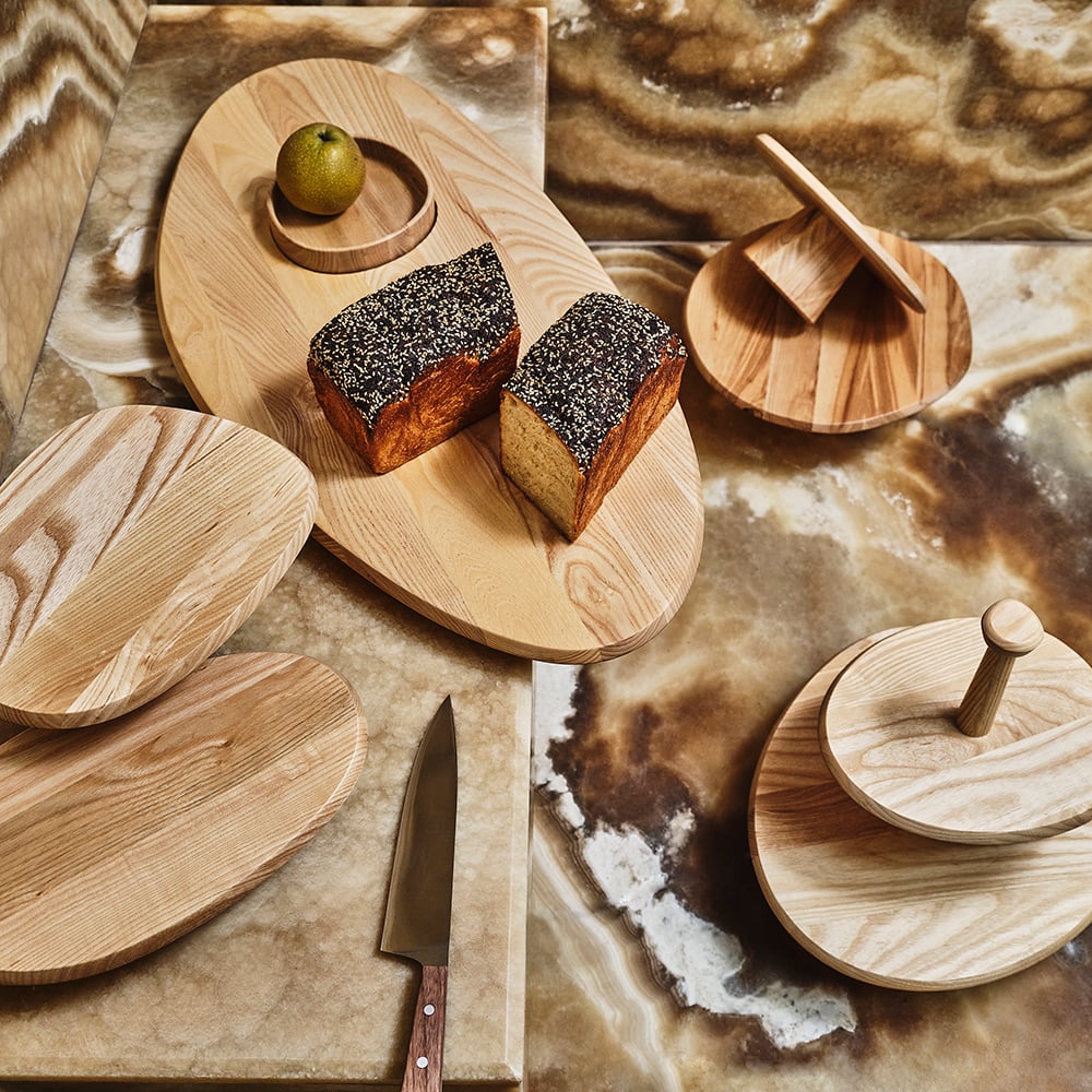 Natural Dune Platter + Bowl