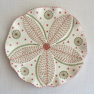 Green Poppy Platter