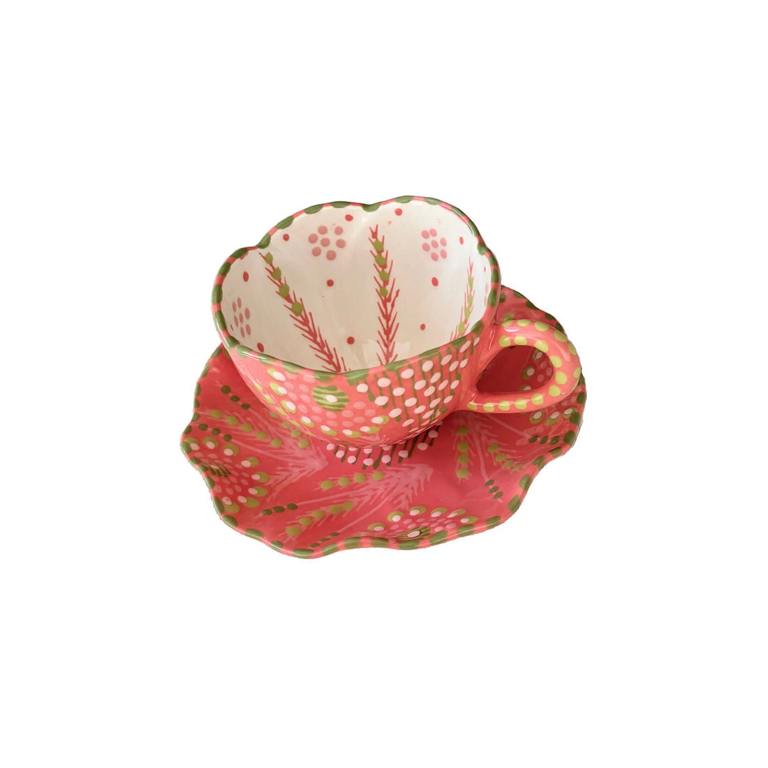 Tulip Tea Cup + Saucer - various designs
