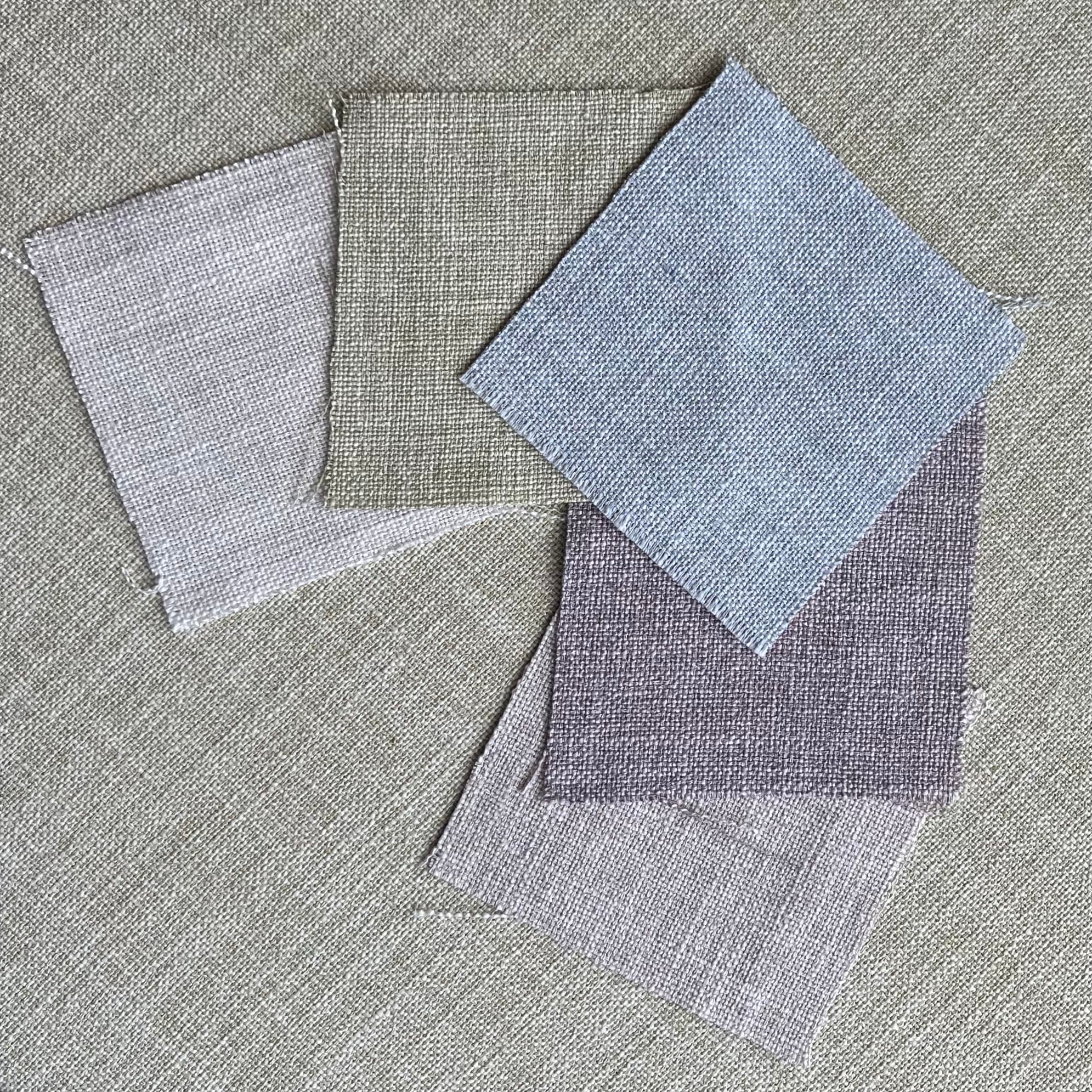 Heather Linen Swatches  - 15 colours