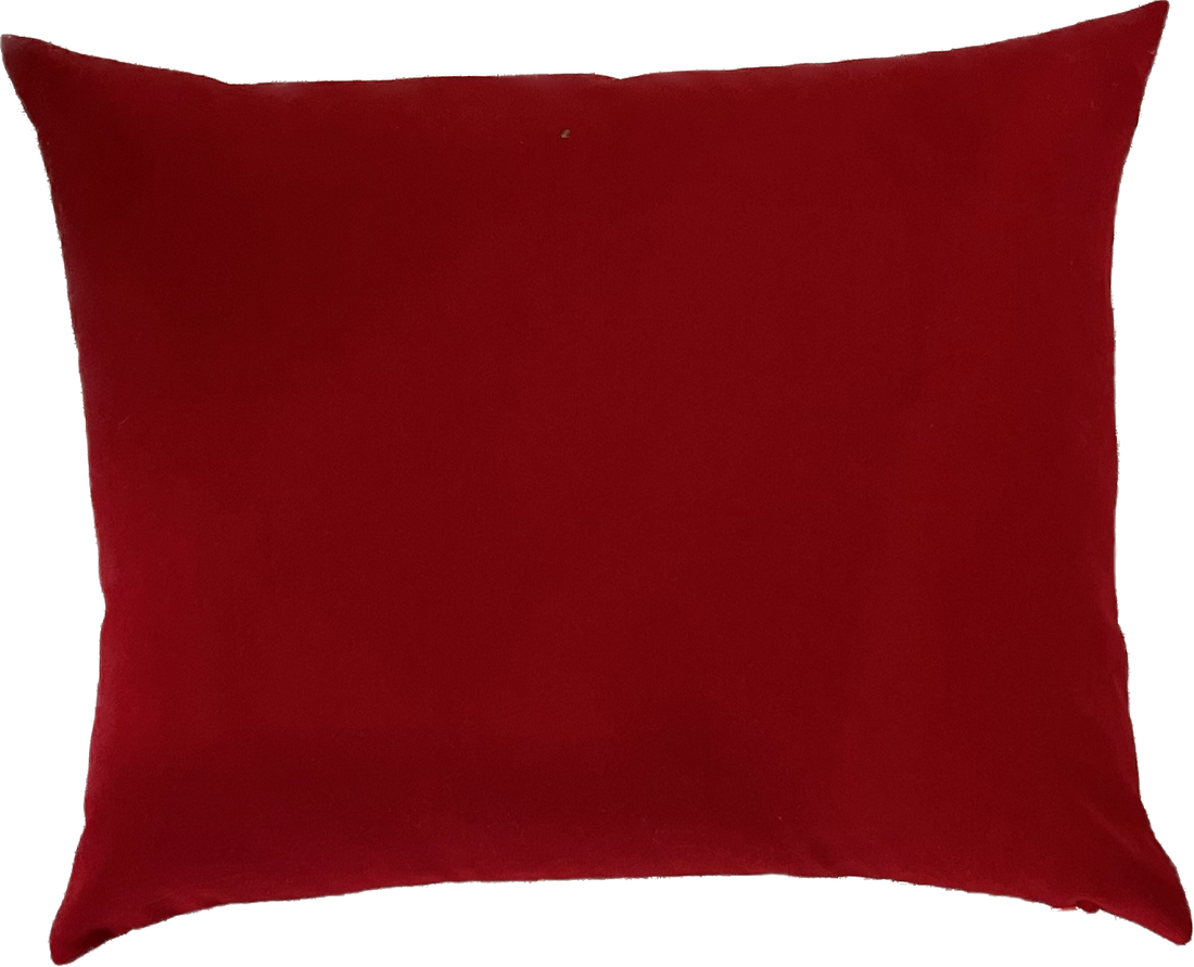 Holly Berry Matt Velvet Cushion - 3 sizes