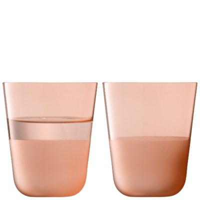 Coral Arc Tall Tumbler - set of 2