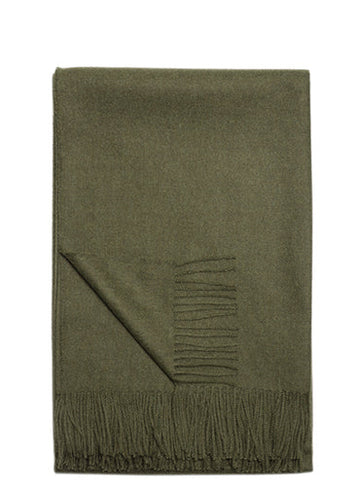 🇨🇦 Olive Baby Alpaca Throw