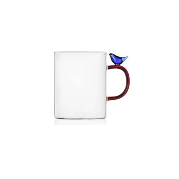 Light Blue Bird Mug by Ichendorf Milano