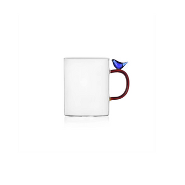 Light Blue Bird Mug by Ichendorf Milano
