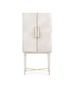 Load image into Gallery viewer, Dorian Tall Bar Cabinet - Snow
