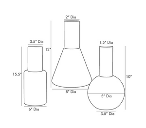 Union Decanters - set of 3
