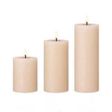 Latte LED Pillar Candle by Ester + Erik - 3 sizes