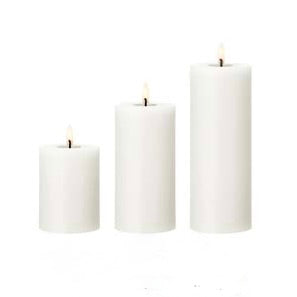 White LED Pillar Candle by Ester + Erik - 3 sizes