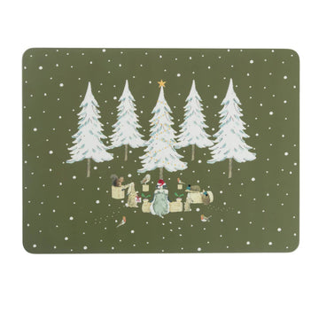 Festive Forest Placemats - set of 4