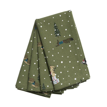 Festive Forest Napkins - set of 4
