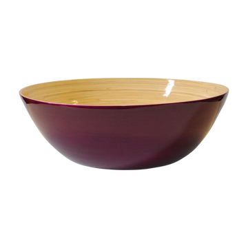 Bamboo Party Bowl: Blackberry