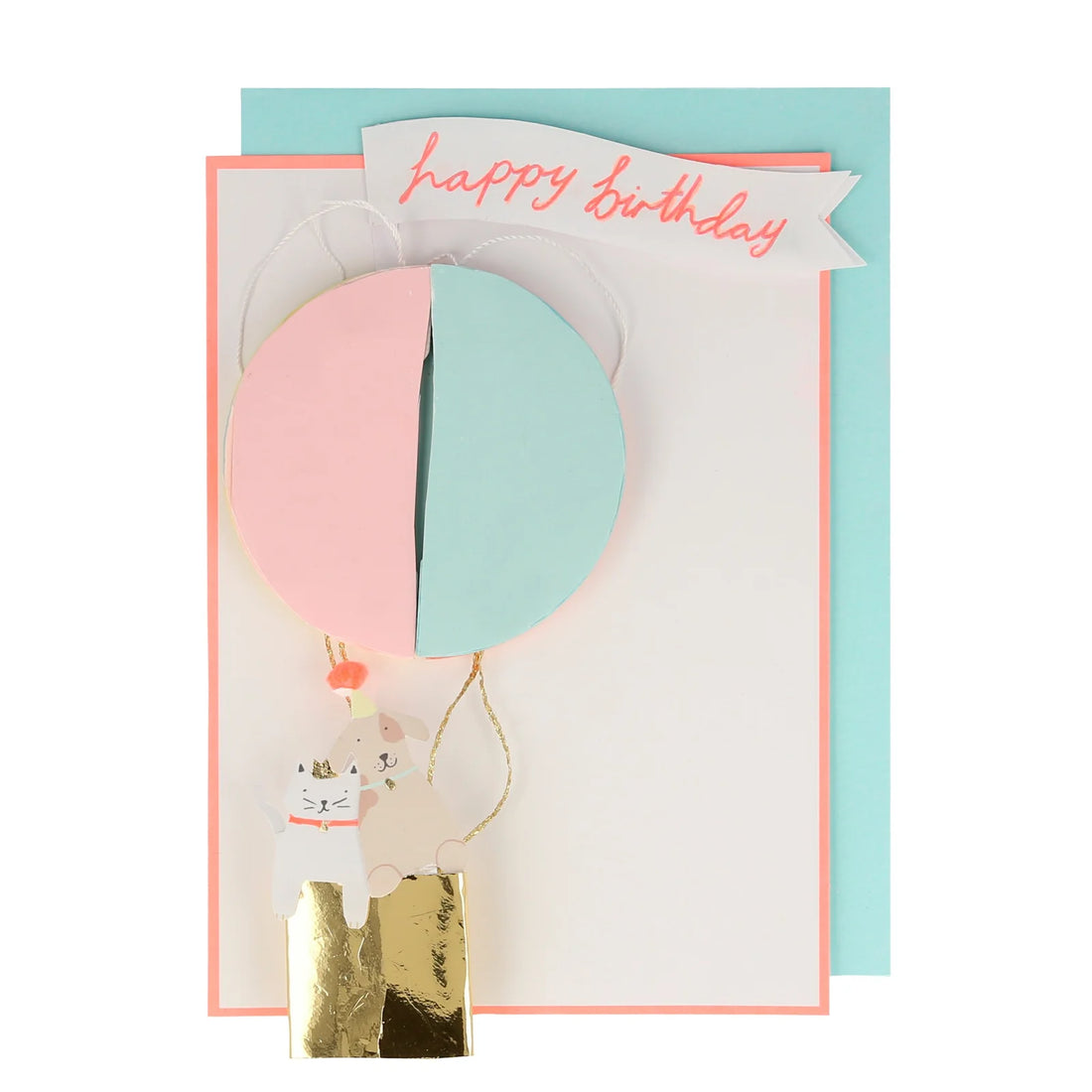 Air Balloon Honeycomb Card by Meri Meri