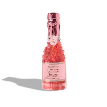 Strawberry Champagne Bears - Celebration Bottle  by Sugarfina
