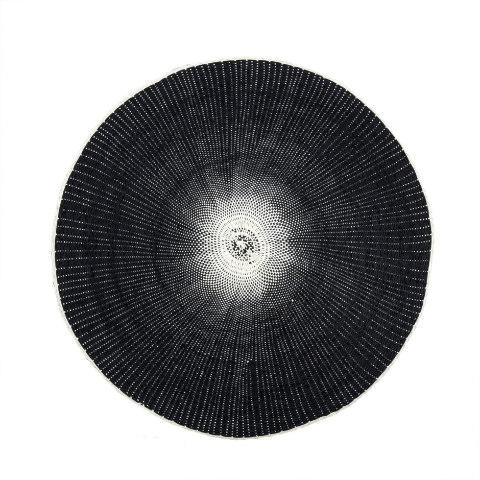 Black Woven Placemat
