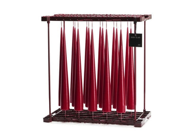 Red Lacquer Cone Candle by Ester + Erik