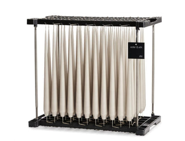 Taupe Taper Candle Pair by Ester + Erik