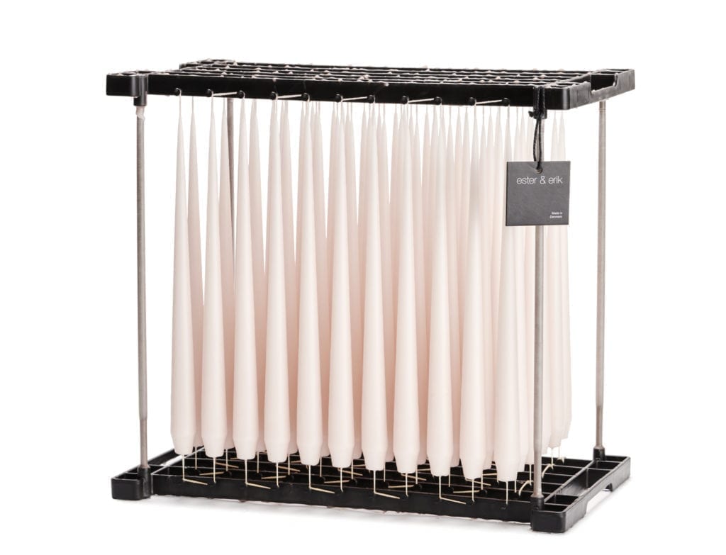 Blush Taper Candle Pair by Ester + Erik