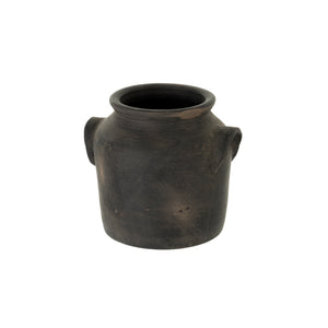 Milos Burnt Terracotta Urn - 2 sizes