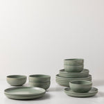 Load image into Gallery viewer, Casafina Pacifica 18 piece Dinnerware Place Setting - Sage
