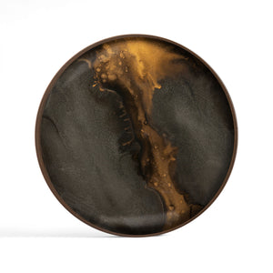 Bronze Organic Valet Tray