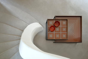 Square Tray Coffee Table Set