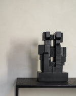 Load image into Gallery viewer, Black Block Sculpture - Mahogany

