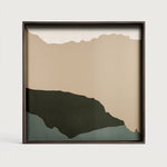 Load image into Gallery viewer, Cream Wabi Sabi Square Glass Tray
