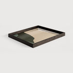 Load image into Gallery viewer, Cream Wabi Sabi Square Glass Tray
