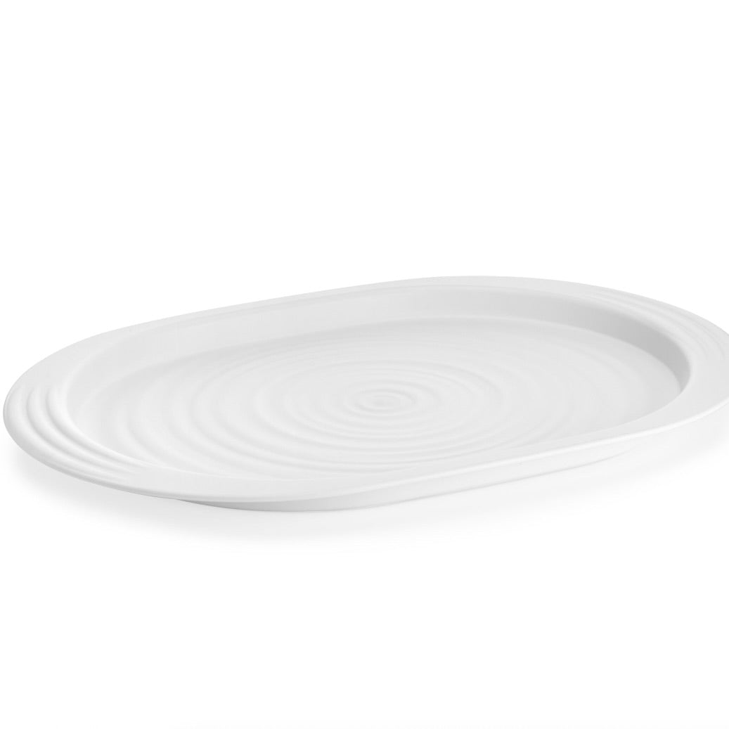 Milk White Tierra Tray  by Guzzini - 2 sizes