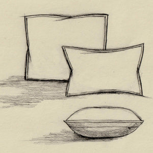 Flange Rectangular Custom Cushion Cover