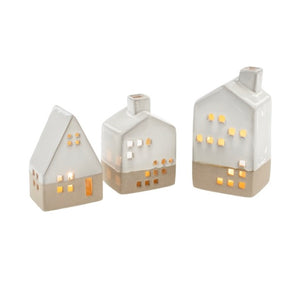 Ceramic Tealight House - 3 sizes