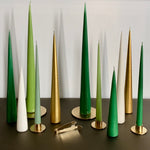 Load image into Gallery viewer, Grinch Green Lacquer Cone Candle by Ester + Erik
