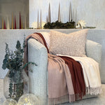 Load image into Gallery viewer, Dark Cherry Baby Alpaca Throw
