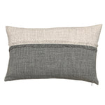 Load image into Gallery viewer, Boho Heathered Cushion - Sterling &amp; Graphite
