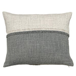 Load image into Gallery viewer, Boho Heathered Cushion - Sterling &amp; Graphite

