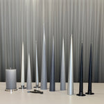 Load image into Gallery viewer, White Lacquer Cone Candle by Ester + Erik
