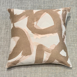 Abstract Geometric Classic Cushion - Blush