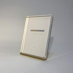 Load image into Gallery viewer, Frame Acrylic Clear and Gold Frame

