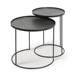 Load image into Gallery viewer, Round Tray Side Table Set
