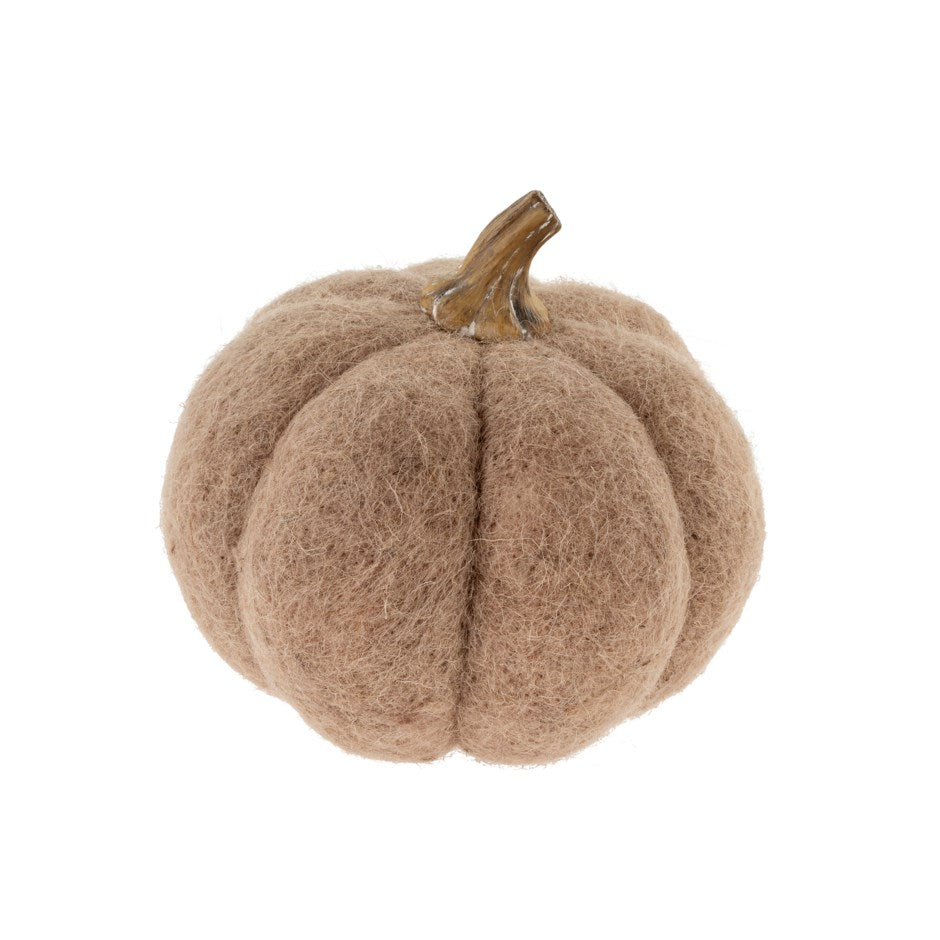 Oat Felt Pumpkin - 4 sizes