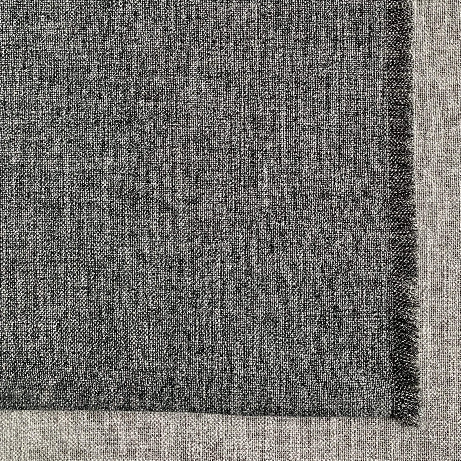 Table Linen Graphite Nomad Heather Linen Placemat