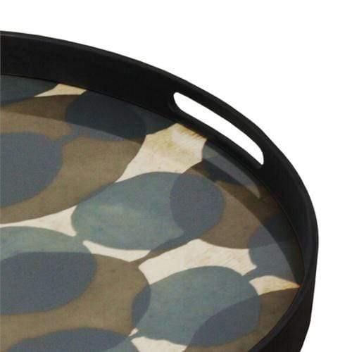 Connected Dots Glass Tray