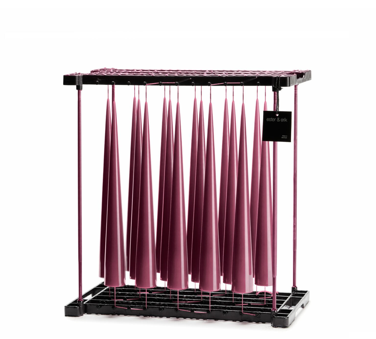 Sugar Plum Lacquer Cone Candle by Ester + Erik